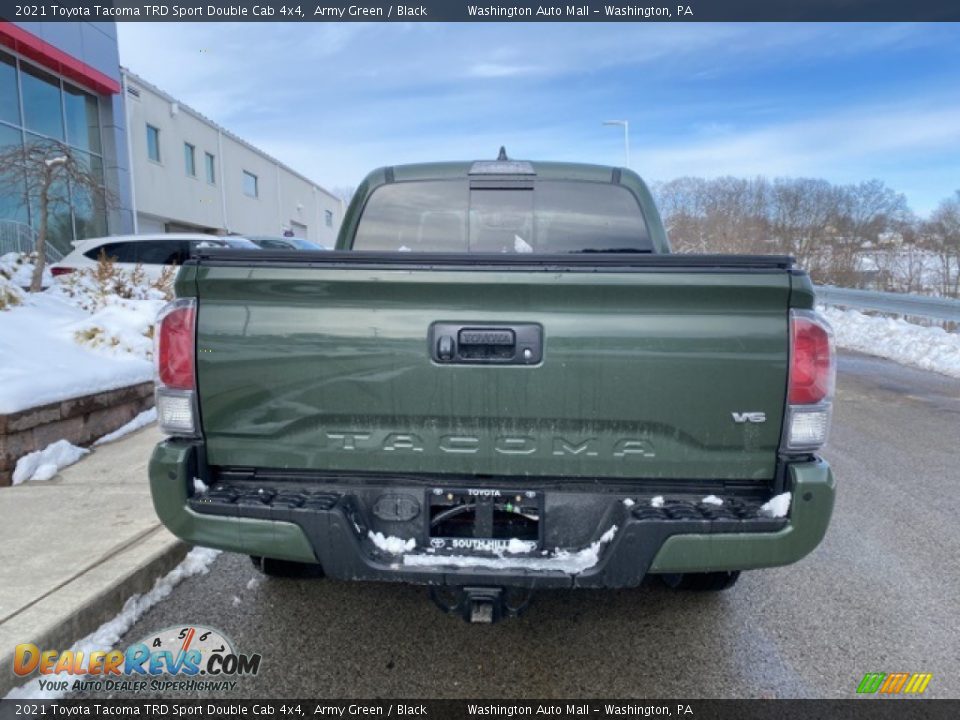 2021 Toyota Tacoma TRD Sport Double Cab 4x4 Army Green / Black Photo #15