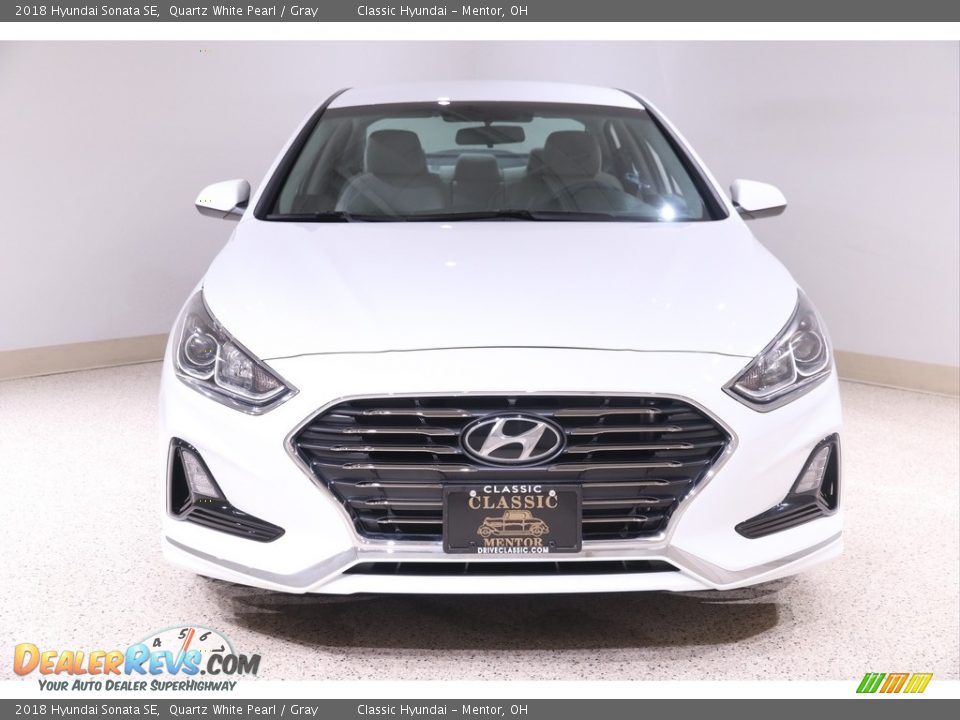 2018 Hyundai Sonata SE Quartz White Pearl / Gray Photo #2