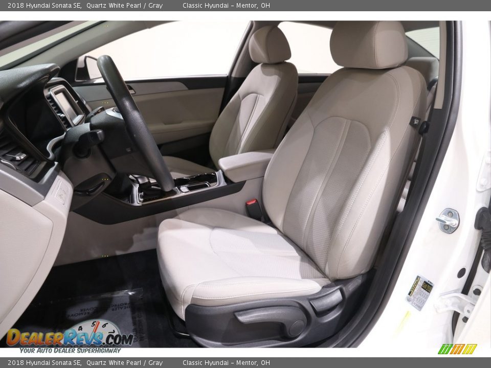2018 Hyundai Sonata SE Quartz White Pearl / Gray Photo #5