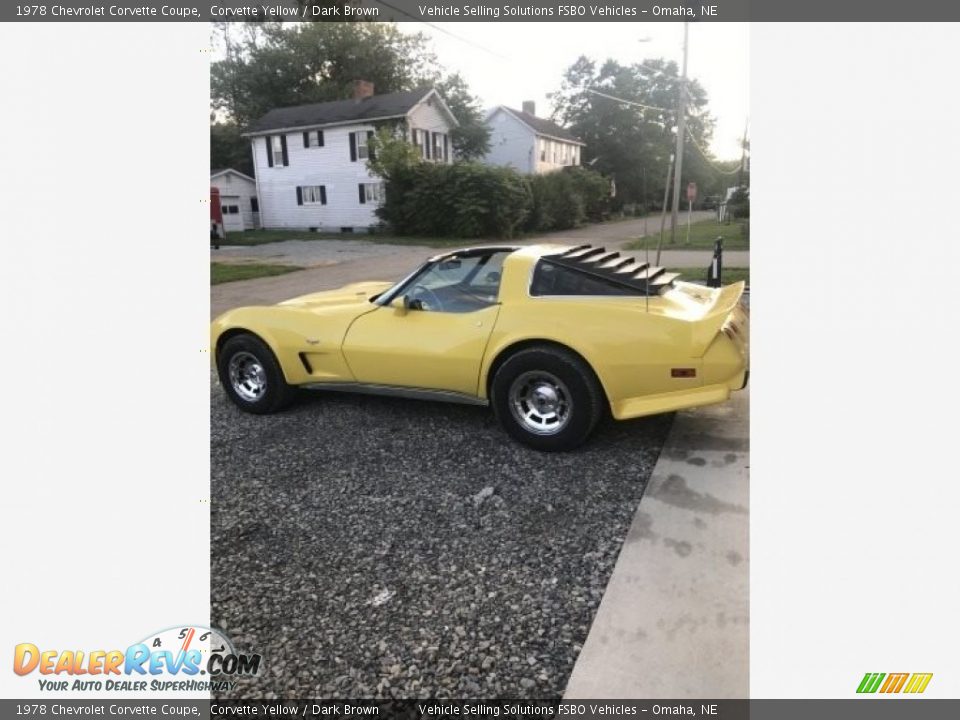 1978 Chevrolet Corvette Coupe Corvette Yellow / Dark Brown Photo #1