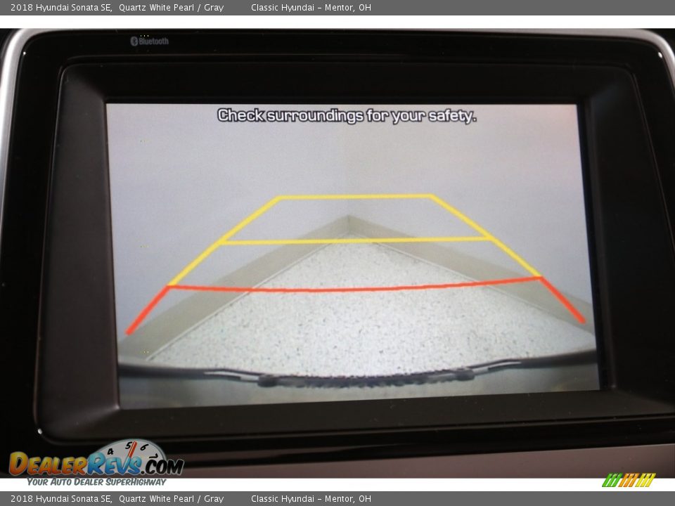 2018 Hyundai Sonata SE Quartz White Pearl / Gray Photo #12