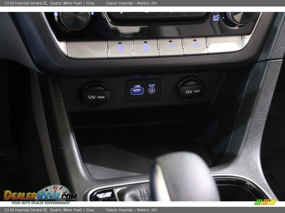 2018 Hyundai Sonata SE Quartz White Pearl / Gray Photo #13