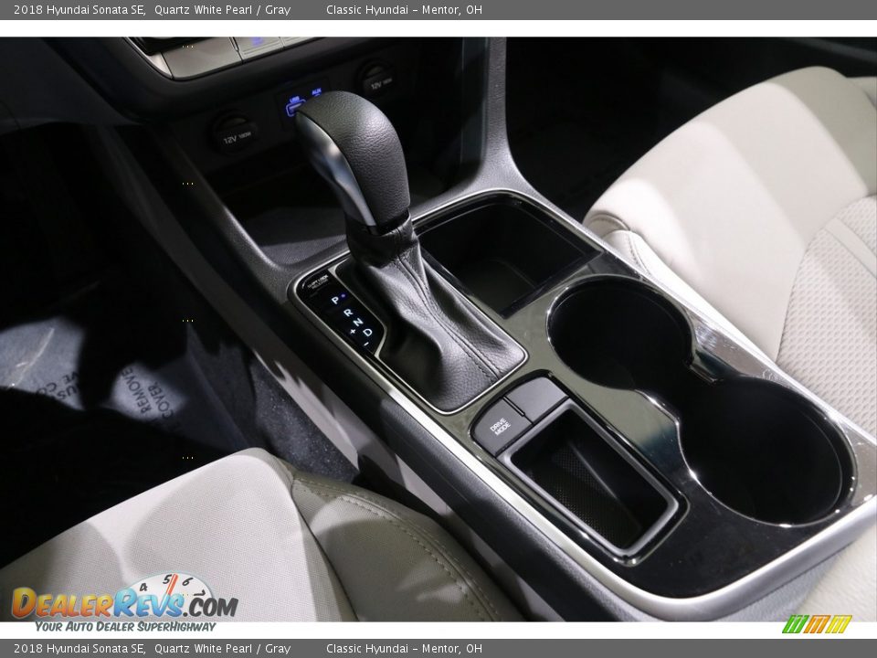 2018 Hyundai Sonata SE Quartz White Pearl / Gray Photo #14