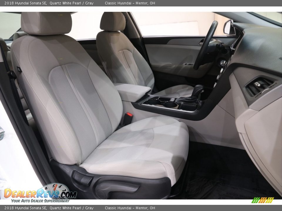 2018 Hyundai Sonata SE Quartz White Pearl / Gray Photo #15