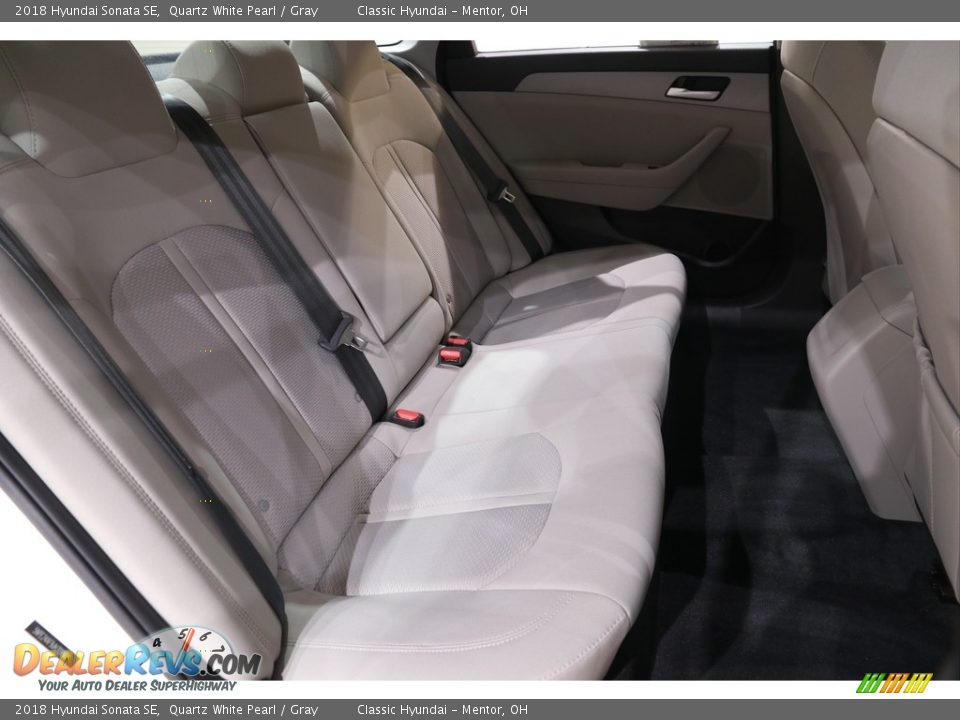 2018 Hyundai Sonata SE Quartz White Pearl / Gray Photo #16