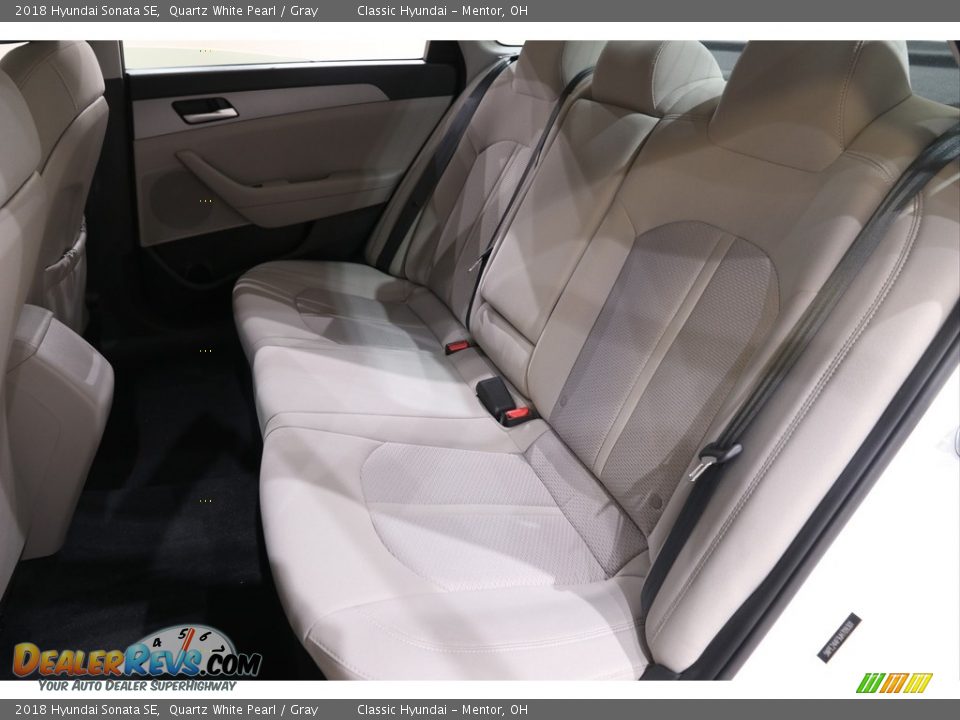 2018 Hyundai Sonata SE Quartz White Pearl / Gray Photo #17