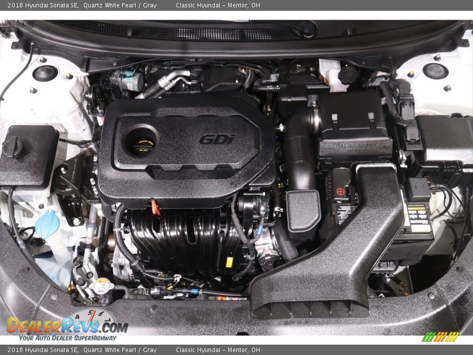 2018 Hyundai Sonata SE Quartz White Pearl / Gray Photo #19