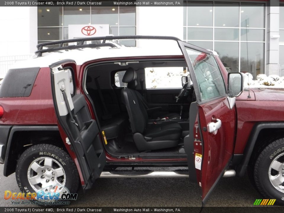 2008 Toyota FJ Cruiser 4WD Brick Red / Dark Charcoal Photo #14