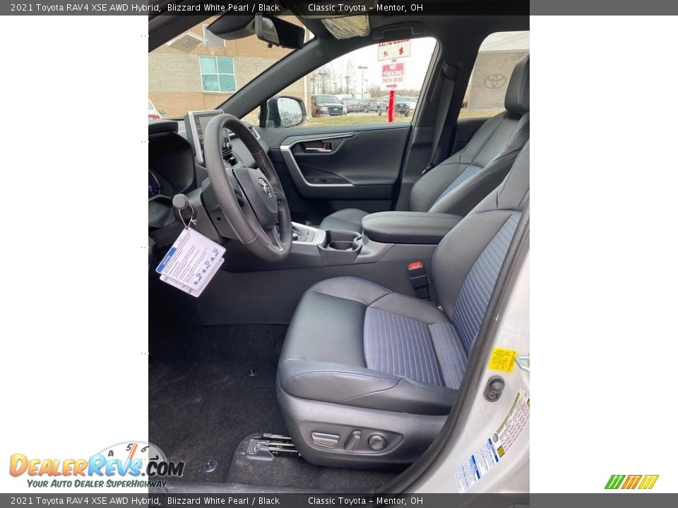 2021 Toyota RAV4 XSE AWD Hybrid Blizzard White Pearl / Black Photo #2