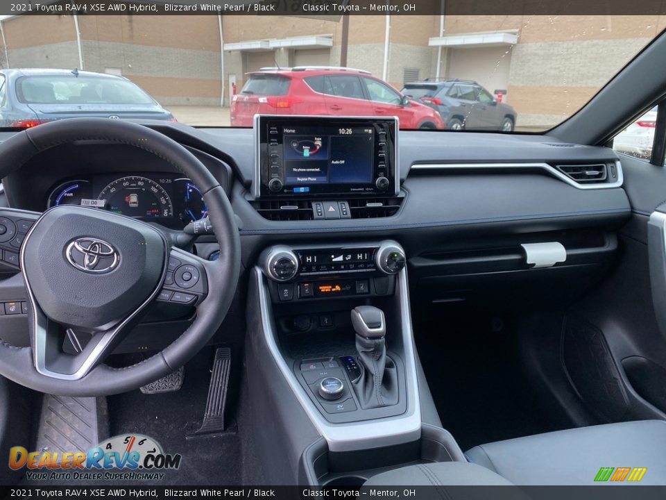 2021 Toyota RAV4 XSE AWD Hybrid Blizzard White Pearl / Black Photo #4