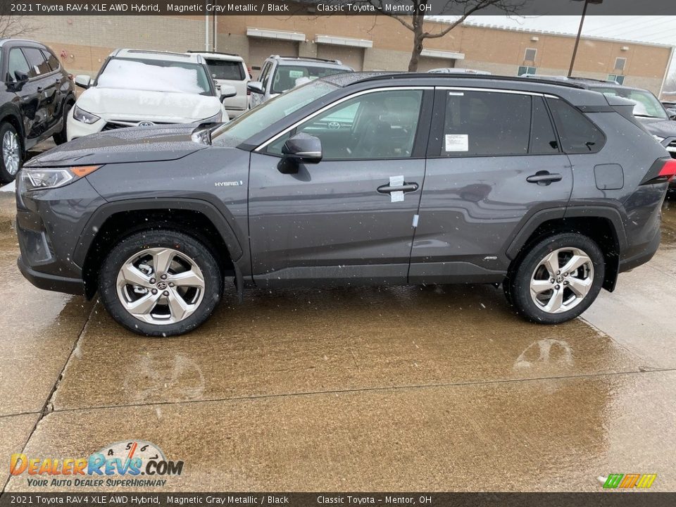 2021 Toyota RAV4 XLE AWD Hybrid Magnetic Gray Metallic / Black Photo #1