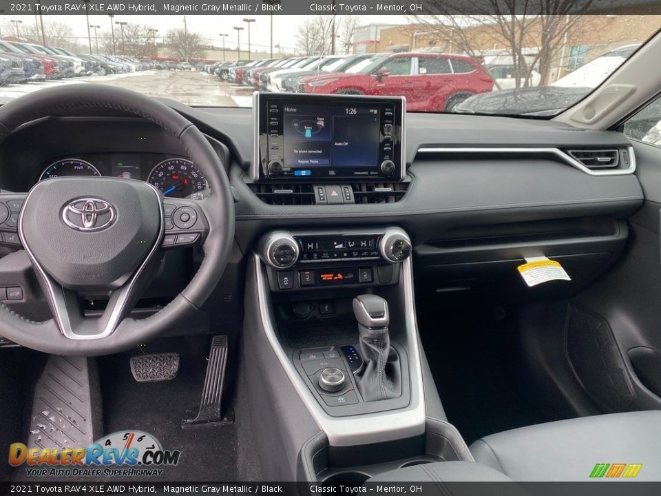 2021 Toyota RAV4 XLE AWD Hybrid Magnetic Gray Metallic / Black Photo #4