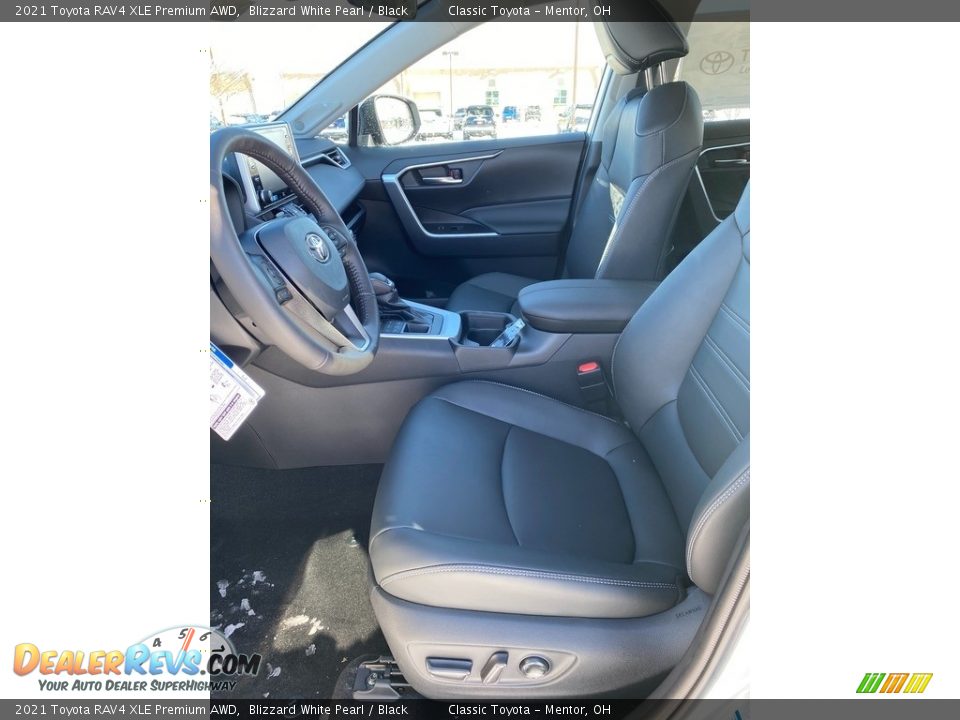 2021 Toyota RAV4 XLE Premium AWD Blizzard White Pearl / Black Photo #2