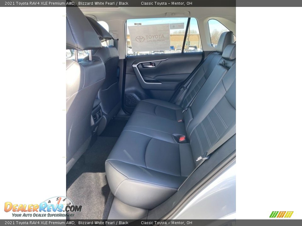 2021 Toyota RAV4 XLE Premium AWD Blizzard White Pearl / Black Photo #3