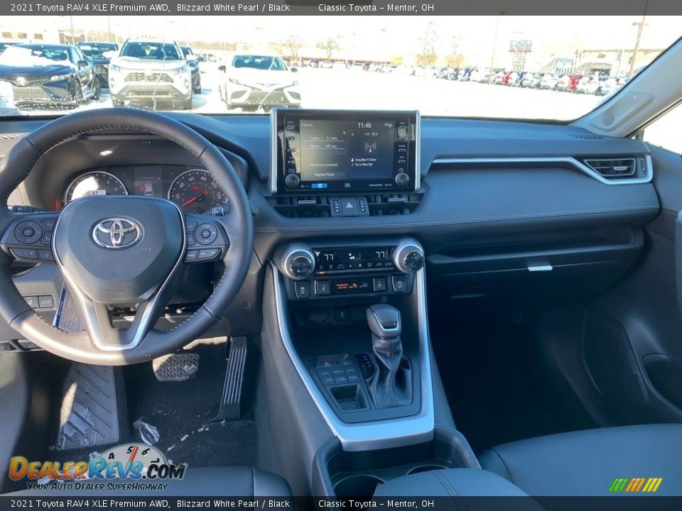 2021 Toyota RAV4 XLE Premium AWD Blizzard White Pearl / Black Photo #4