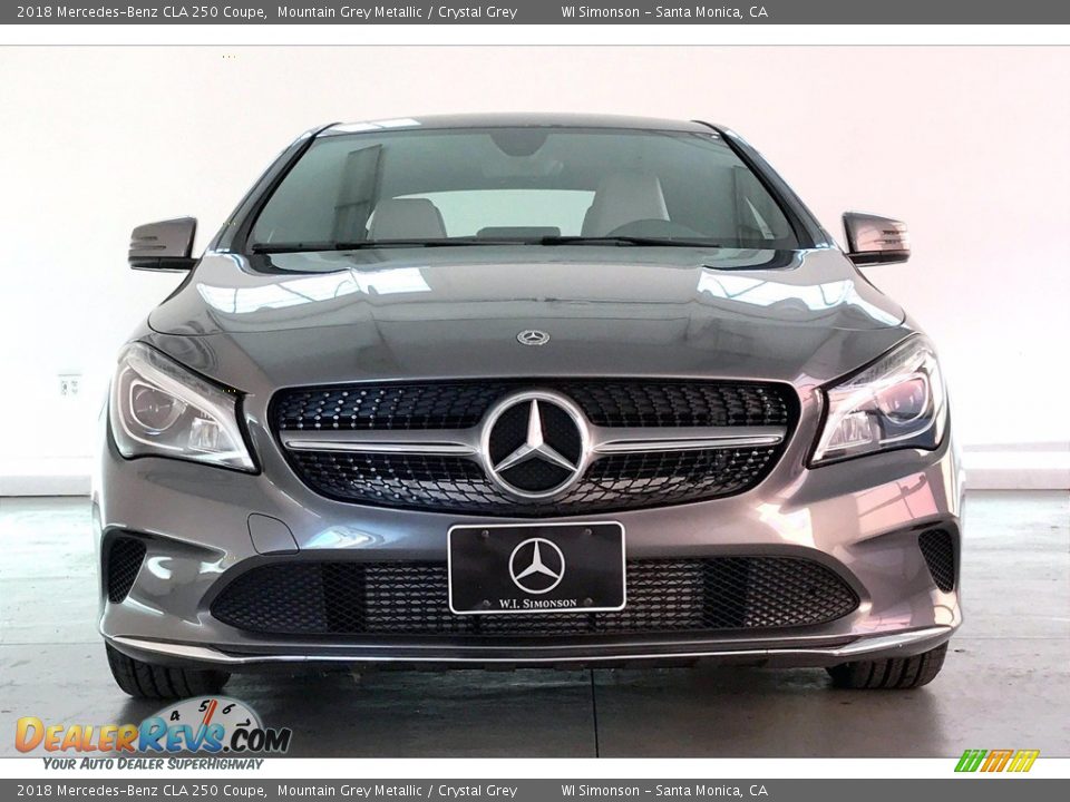 2018 Mercedes-Benz CLA 250 Coupe Mountain Grey Metallic / Crystal Grey Photo #2