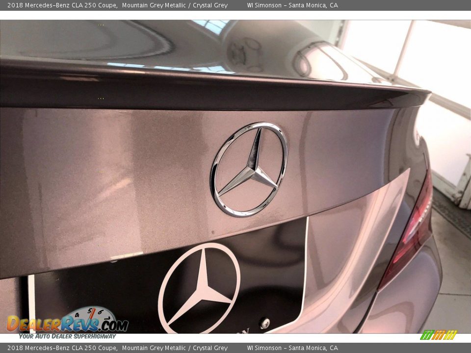2018 Mercedes-Benz CLA 250 Coupe Mountain Grey Metallic / Crystal Grey Photo #7