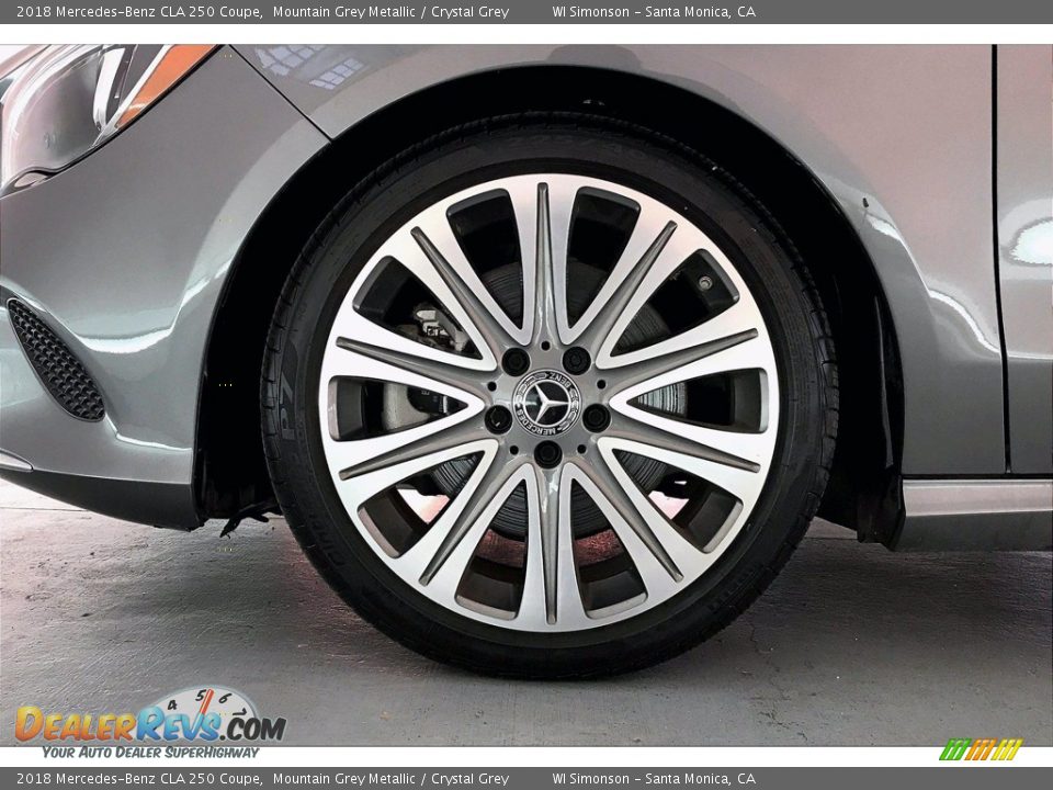 2018 Mercedes-Benz CLA 250 Coupe Mountain Grey Metallic / Crystal Grey Photo #8
