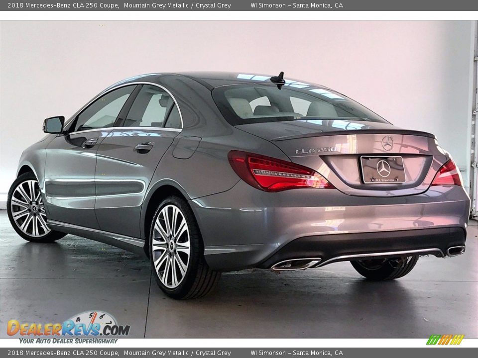 2018 Mercedes-Benz CLA 250 Coupe Mountain Grey Metallic / Crystal Grey Photo #10