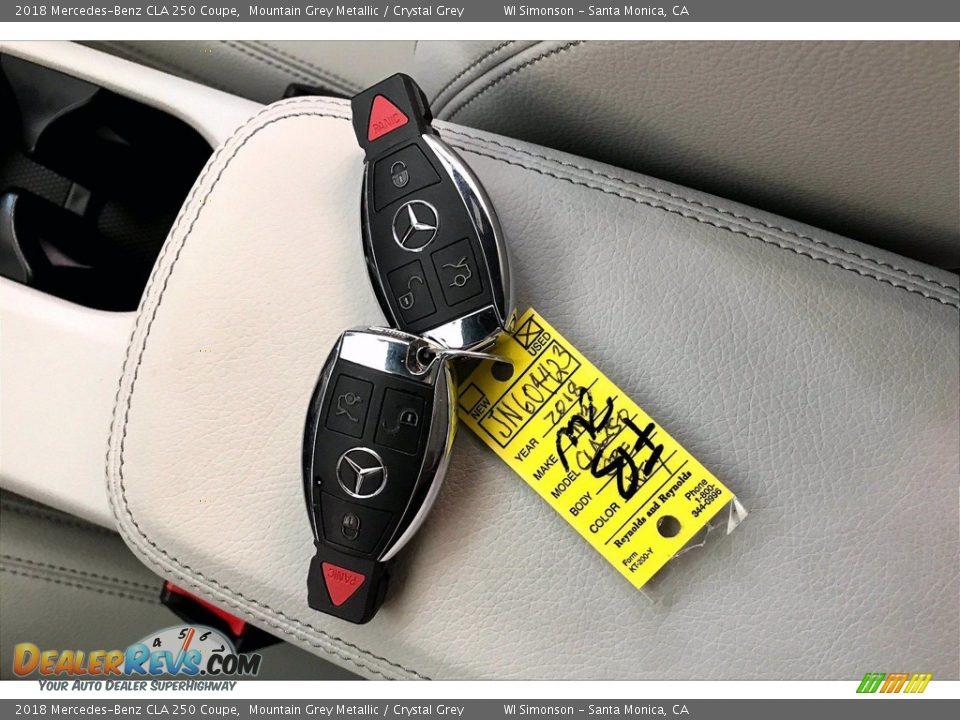 2018 Mercedes-Benz CLA 250 Coupe Mountain Grey Metallic / Crystal Grey Photo #11