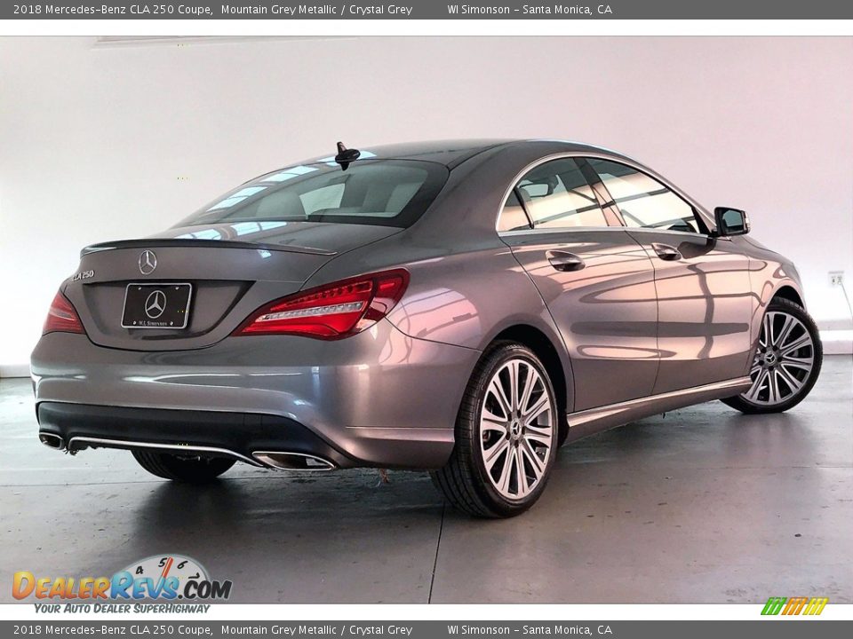 2018 Mercedes-Benz CLA 250 Coupe Mountain Grey Metallic / Crystal Grey Photo #13