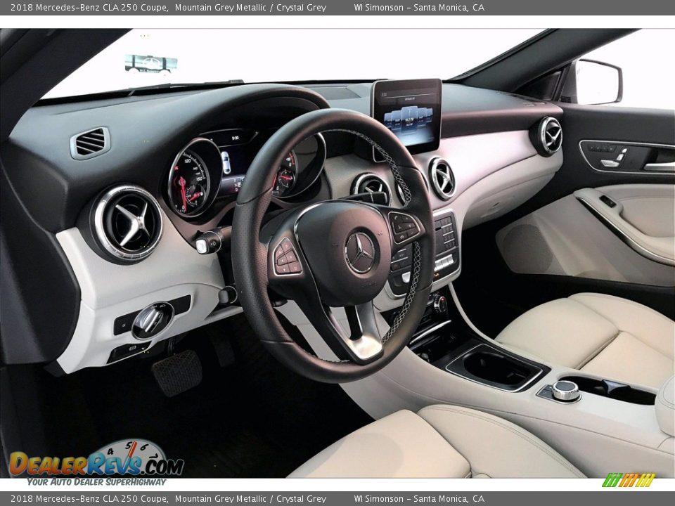 2018 Mercedes-Benz CLA 250 Coupe Mountain Grey Metallic / Crystal Grey Photo #14