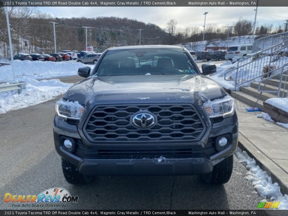 2021 Toyota Tacoma TRD Off Road Double Cab 4x4 Magnetic Gray Metallic / TRD Cement/Black Photo #11