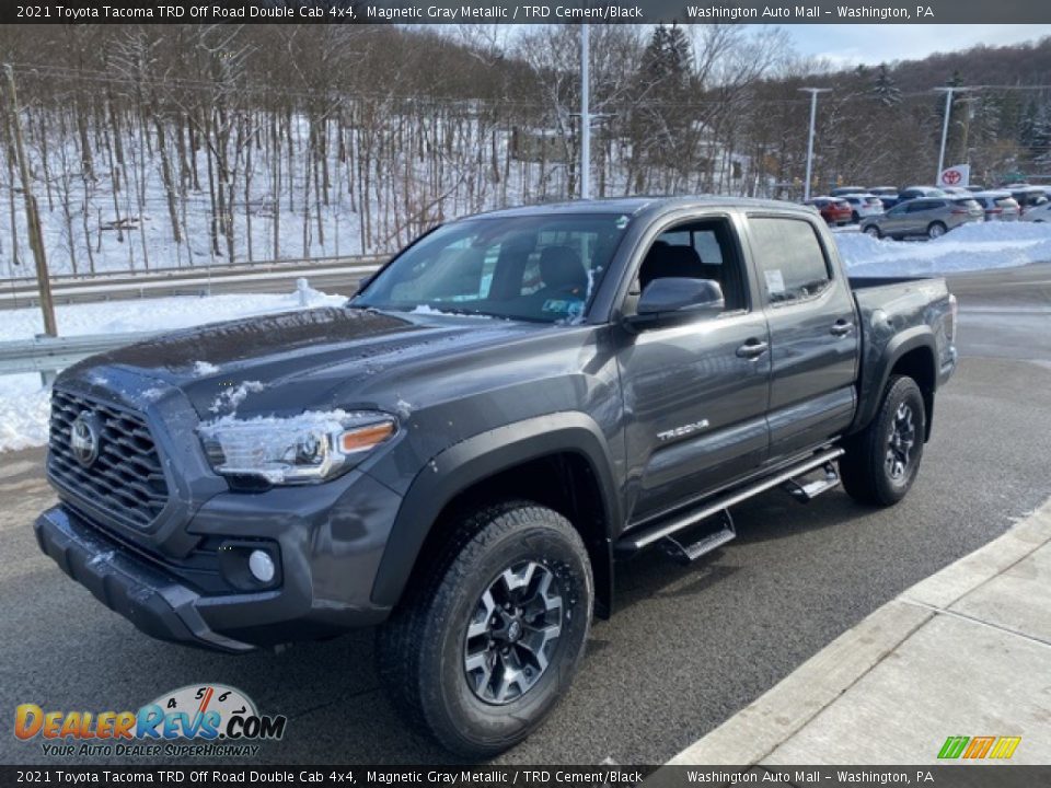 2021 Toyota Tacoma TRD Off Road Double Cab 4x4 Magnetic Gray Metallic / TRD Cement/Black Photo #12