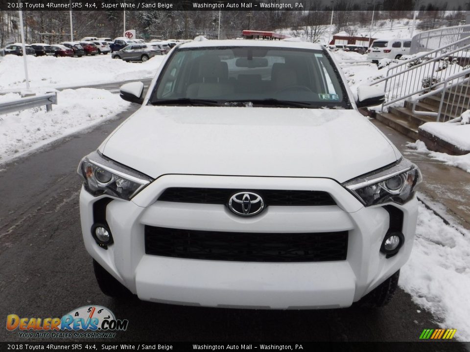 2018 Toyota 4Runner SR5 4x4 Super White / Sand Beige Photo #11