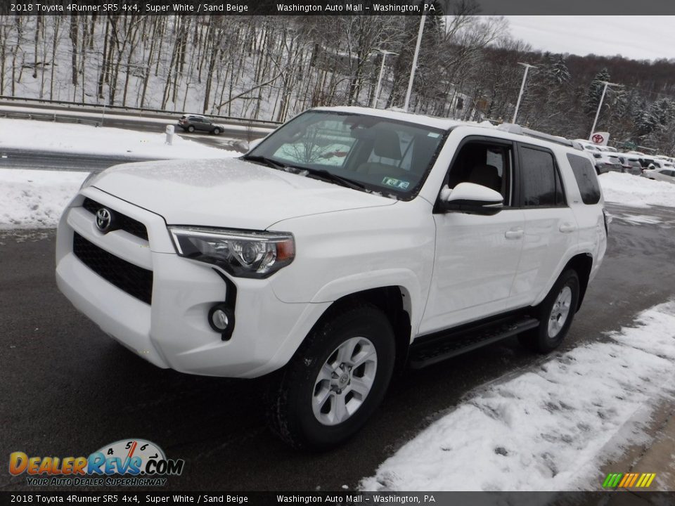 2018 Toyota 4Runner SR5 4x4 Super White / Sand Beige Photo #12