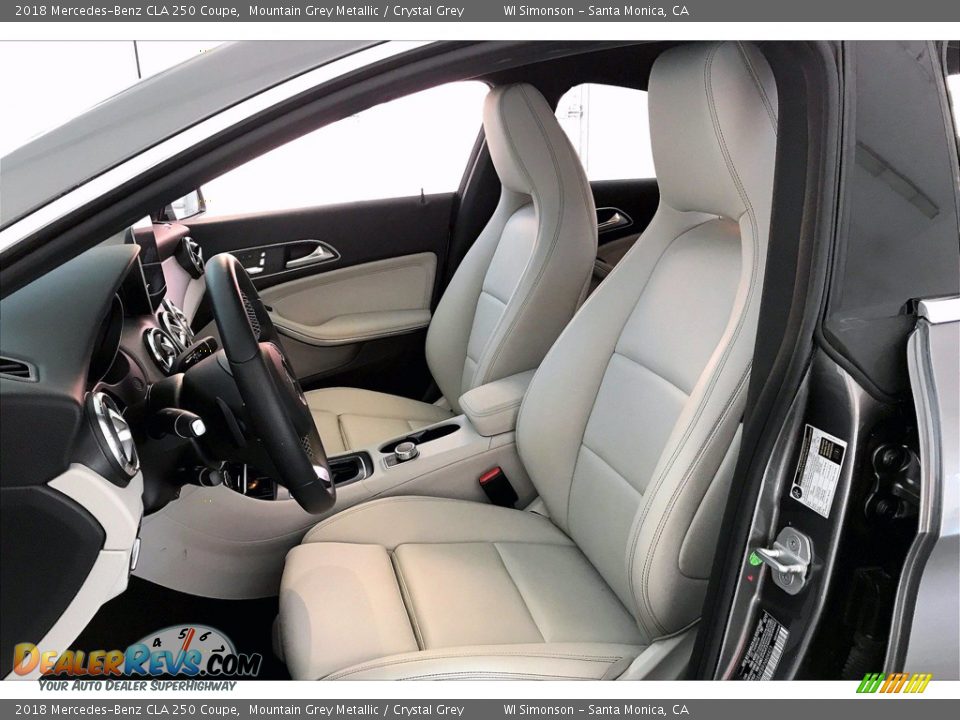 2018 Mercedes-Benz CLA 250 Coupe Mountain Grey Metallic / Crystal Grey Photo #18