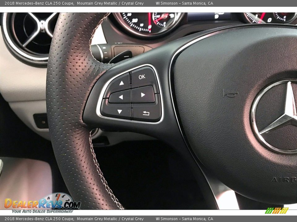 2018 Mercedes-Benz CLA 250 Coupe Mountain Grey Metallic / Crystal Grey Photo #21