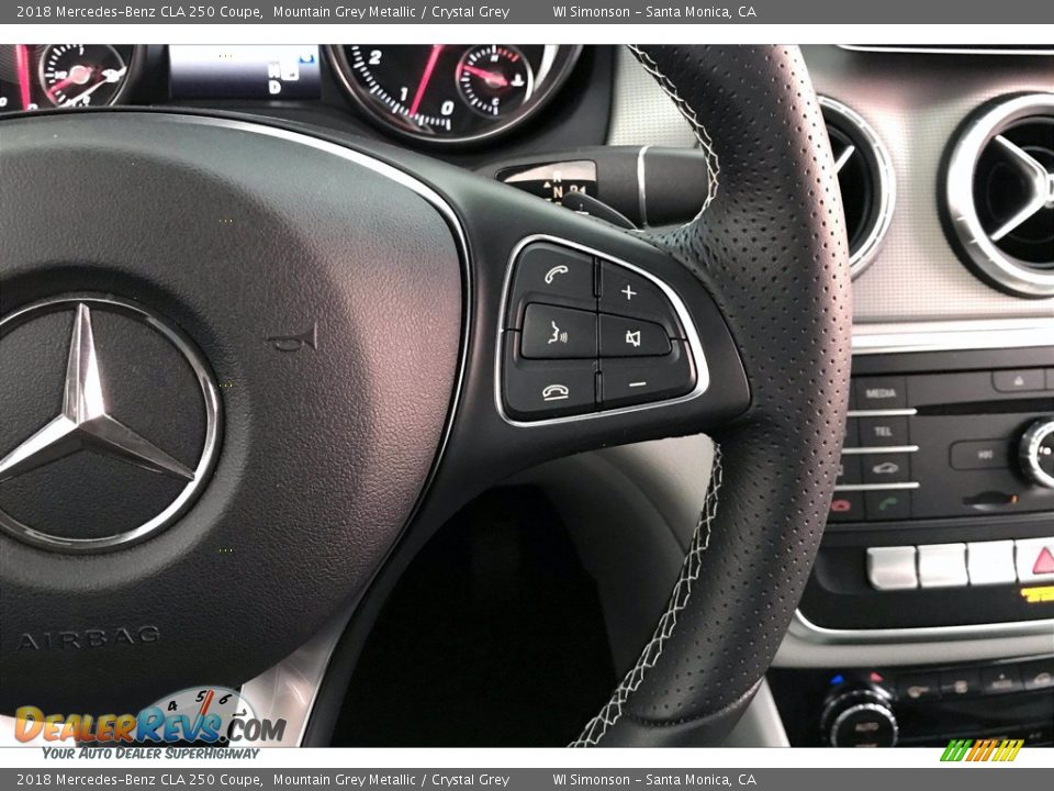 2018 Mercedes-Benz CLA 250 Coupe Mountain Grey Metallic / Crystal Grey Photo #22