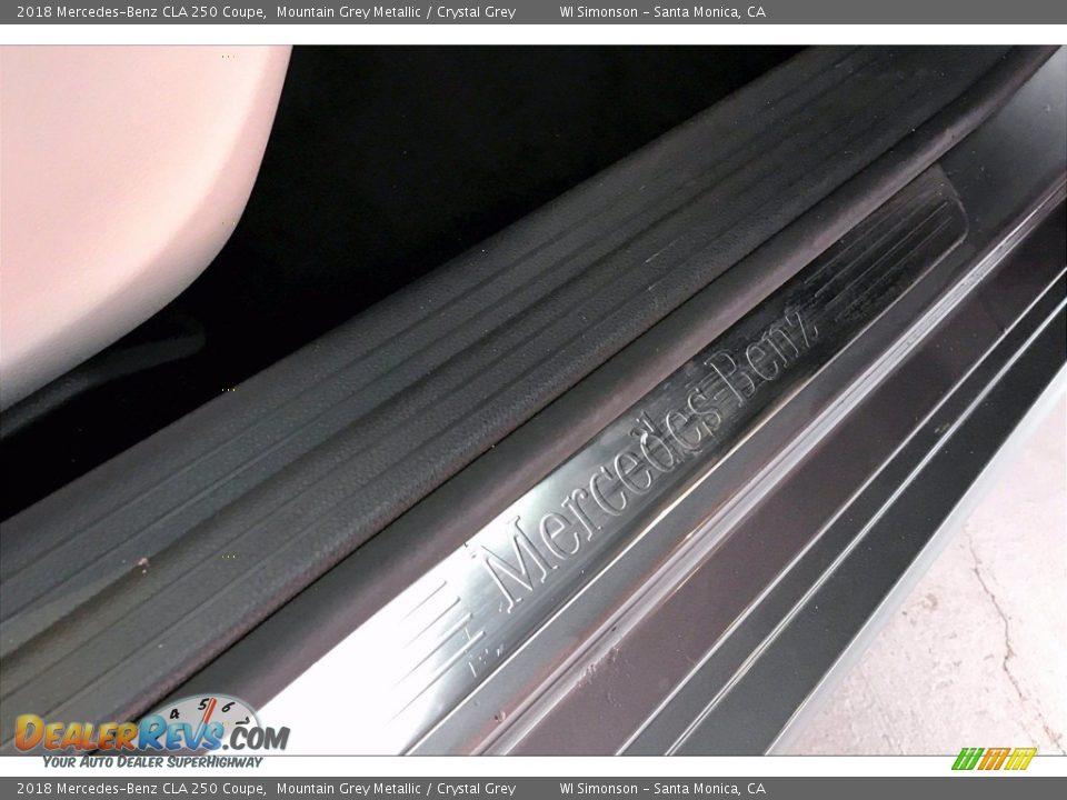 2018 Mercedes-Benz CLA 250 Coupe Mountain Grey Metallic / Crystal Grey Photo #25