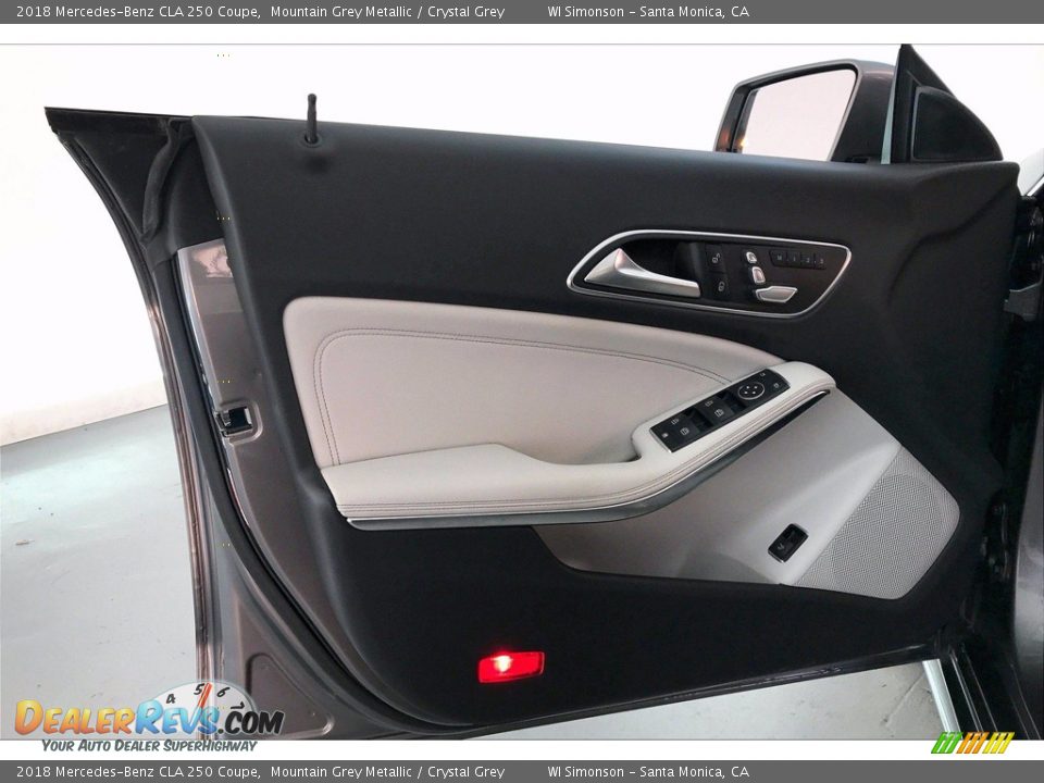 2018 Mercedes-Benz CLA 250 Coupe Mountain Grey Metallic / Crystal Grey Photo #26