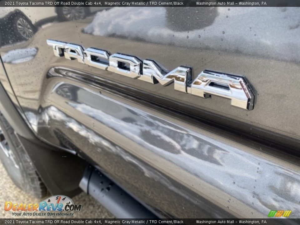 2021 Toyota Tacoma TRD Off Road Double Cab 4x4 Magnetic Gray Metallic / TRD Cement/Black Photo #26