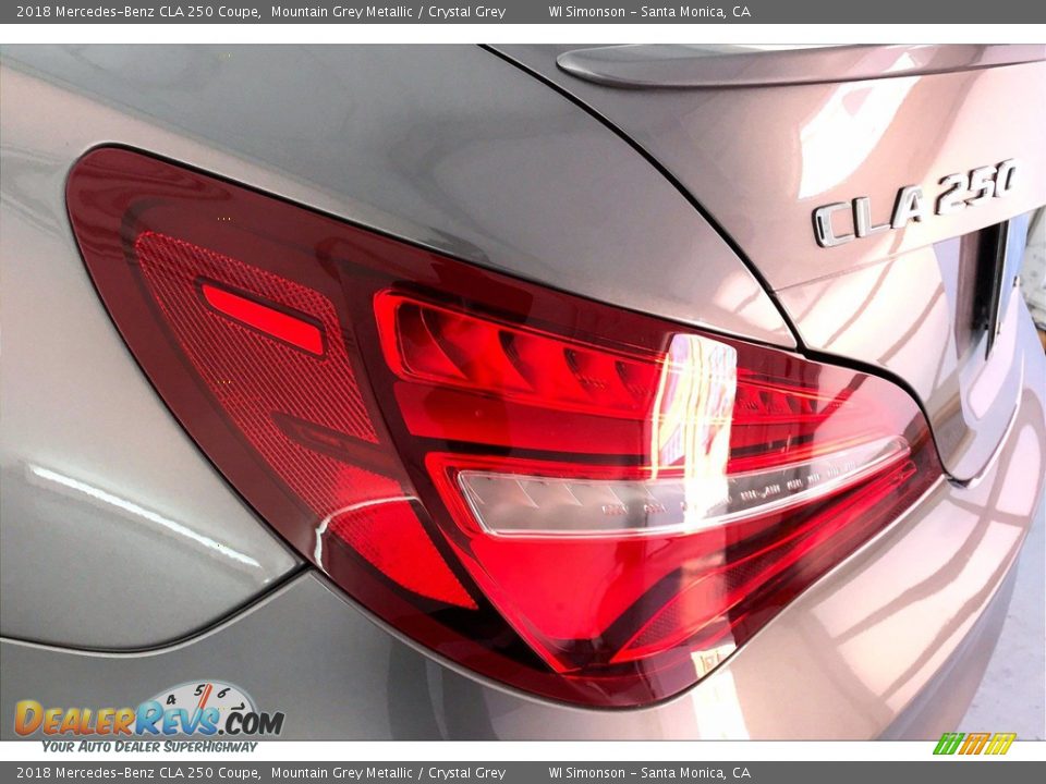 2018 Mercedes-Benz CLA 250 Coupe Mountain Grey Metallic / Crystal Grey Photo #29