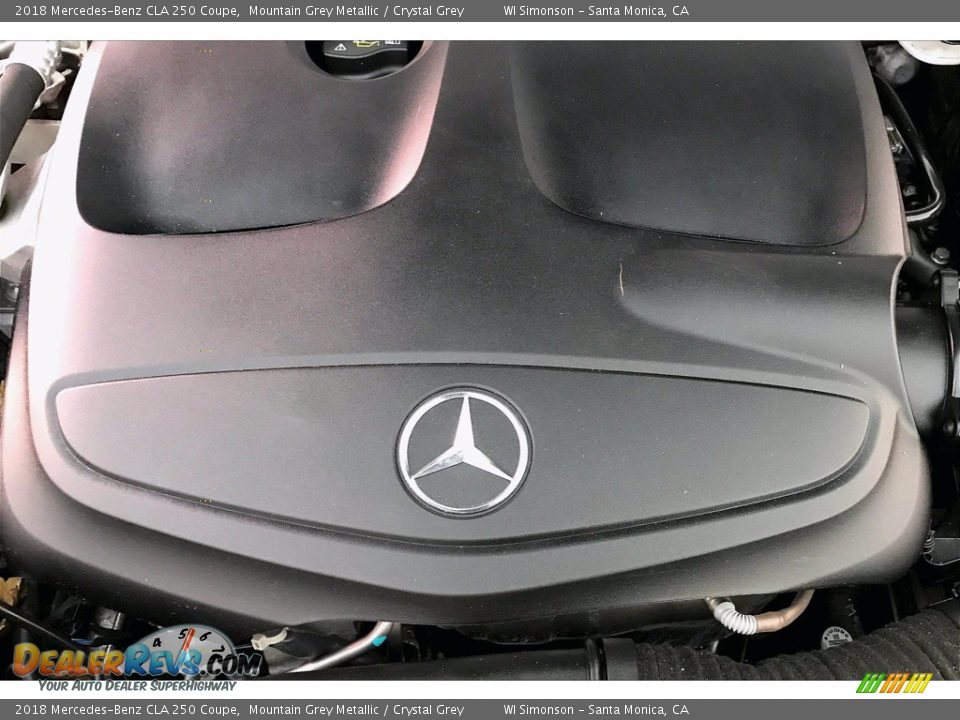 2018 Mercedes-Benz CLA 250 Coupe Mountain Grey Metallic / Crystal Grey Photo #32