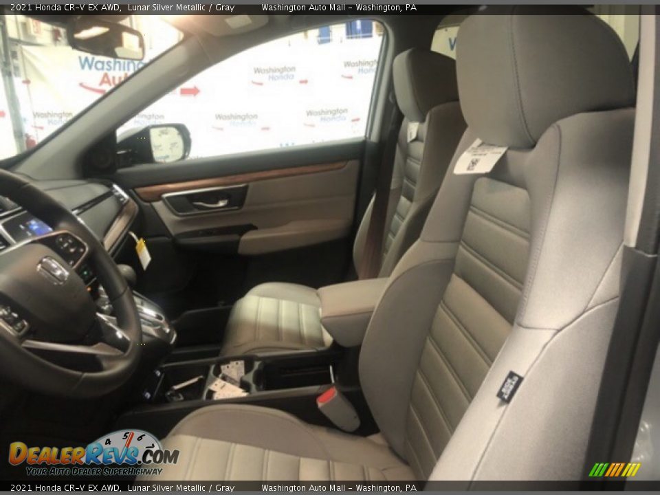 2021 Honda CR-V EX AWD Lunar Silver Metallic / Gray Photo #6