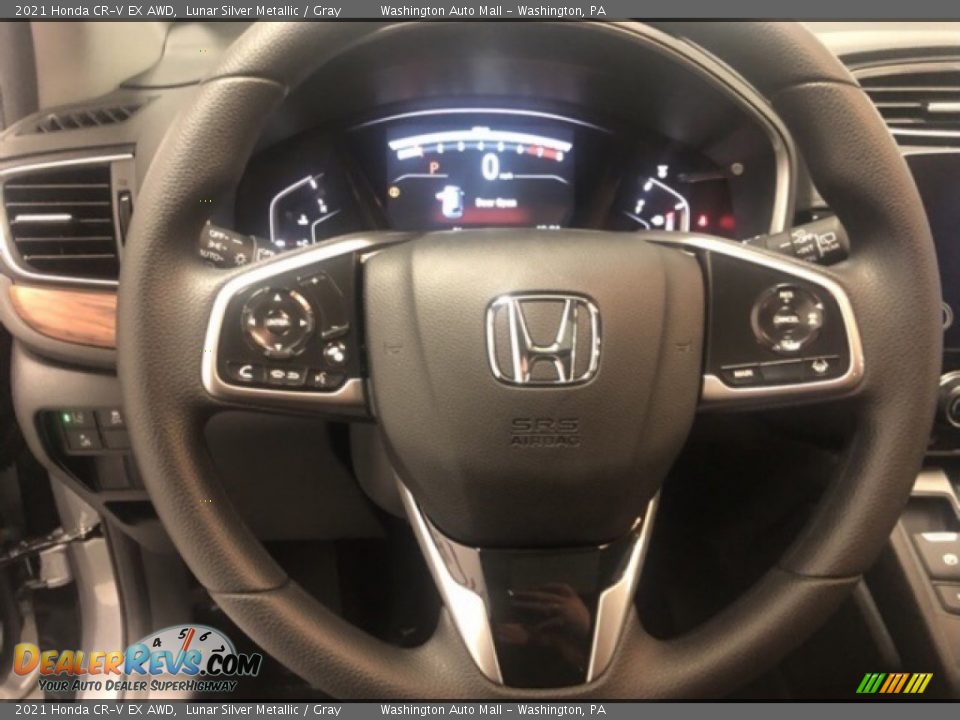 2021 Honda CR-V EX AWD Lunar Silver Metallic / Gray Photo #8
