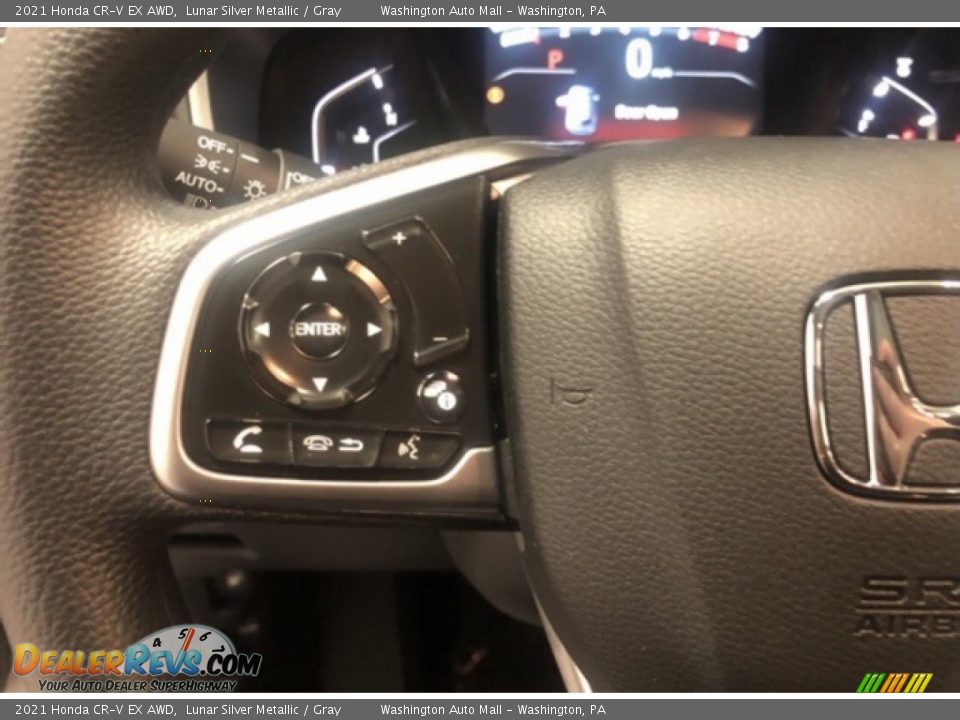 2021 Honda CR-V EX AWD Lunar Silver Metallic / Gray Photo #9