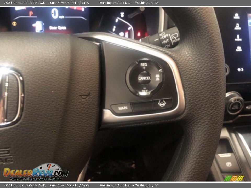 2021 Honda CR-V EX AWD Lunar Silver Metallic / Gray Photo #10