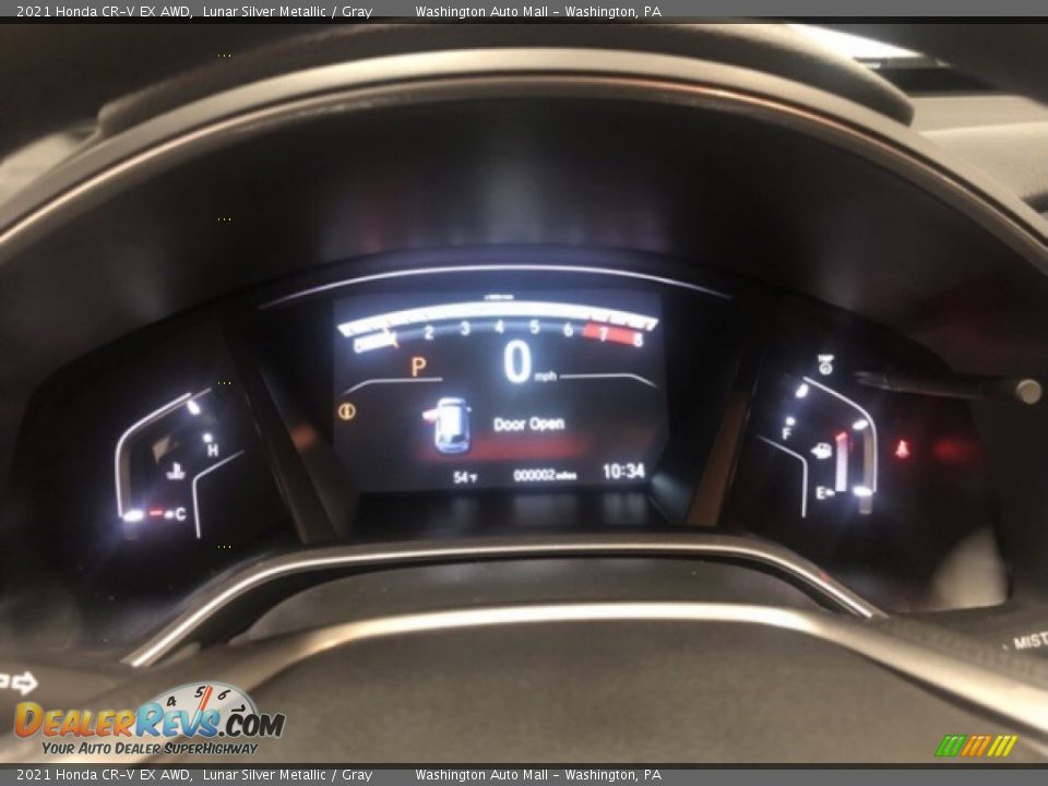 2021 Honda CR-V EX AWD Lunar Silver Metallic / Gray Photo #11
