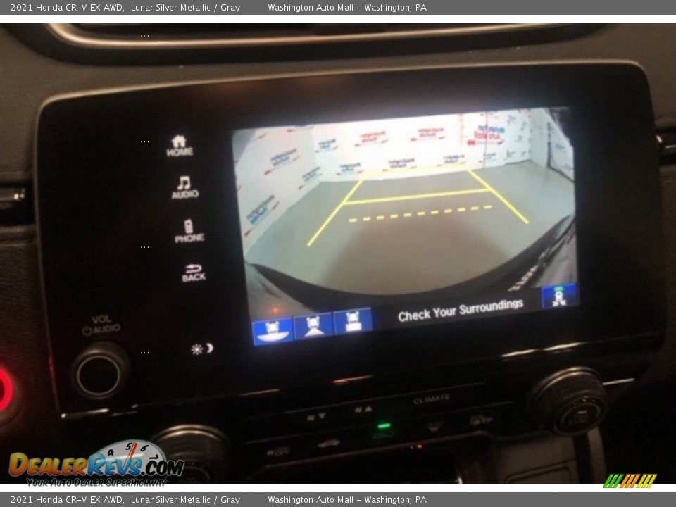 2021 Honda CR-V EX AWD Lunar Silver Metallic / Gray Photo #12