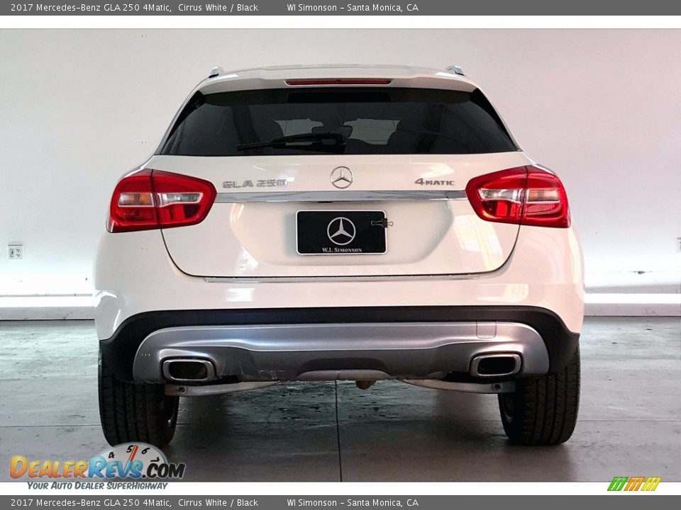 2017 Mercedes-Benz GLA 250 4Matic Cirrus White / Black Photo #3