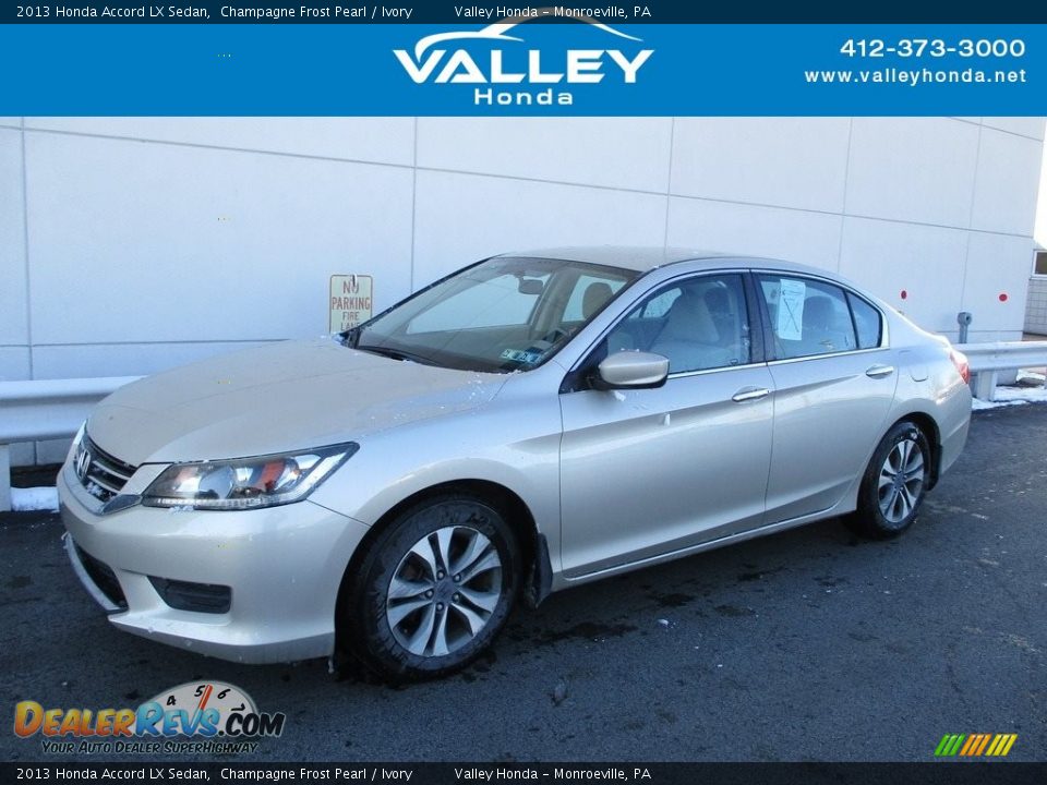 2013 Honda Accord LX Sedan Champagne Frost Pearl / Ivory Photo #1