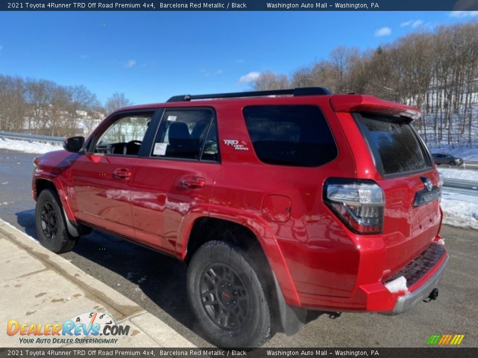 2021 Toyota 4Runner TRD Off Road Premium 4x4 Barcelona Red Metallic / Black Photo #2