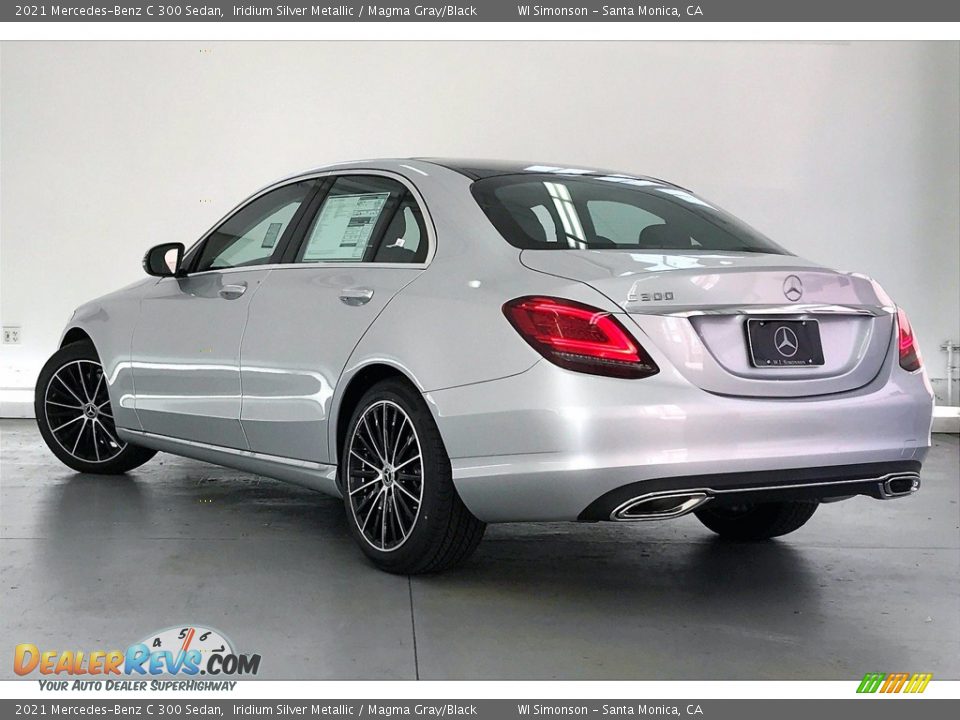 2021 Mercedes-Benz C 300 Sedan Iridium Silver Metallic / Magma Gray/Black Photo #2