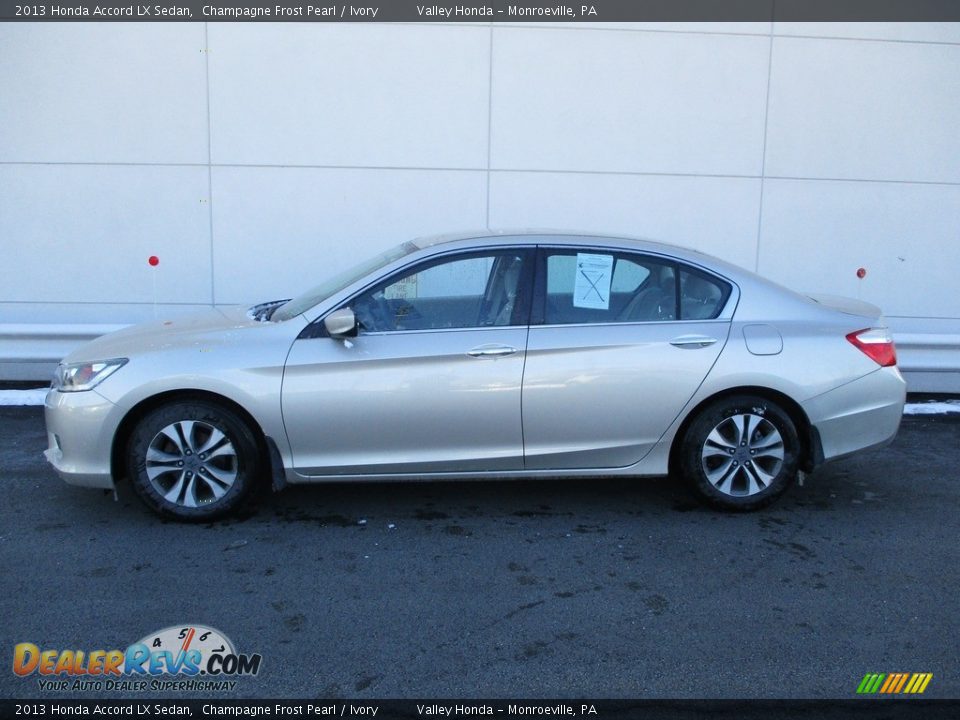 2013 Honda Accord LX Sedan Champagne Frost Pearl / Ivory Photo #2