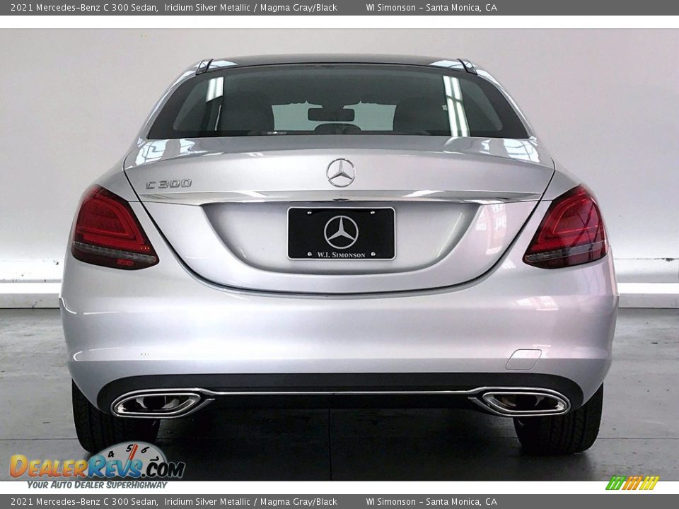 2021 Mercedes-Benz C 300 Sedan Iridium Silver Metallic / Magma Gray/Black Photo #3